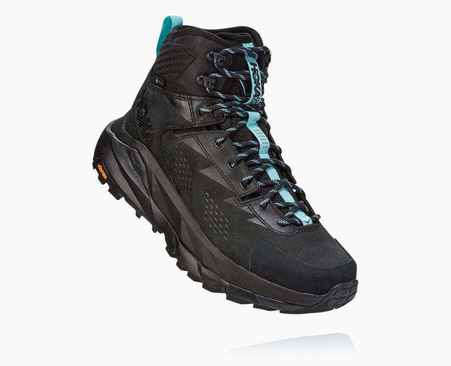 Hoka One One Kaha Gore-Tex - Women's Hiking Boots - Black - UK 108ZJHLUE